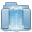 Blue Waterfall Icon 32x32 png